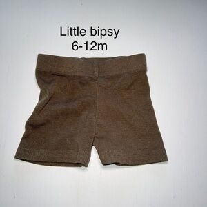 Little Bipsy green ribbed shorts